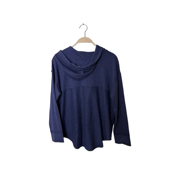 Escape By Habitat Womens Blue hooded cardigan size small - Picture 2 of 2